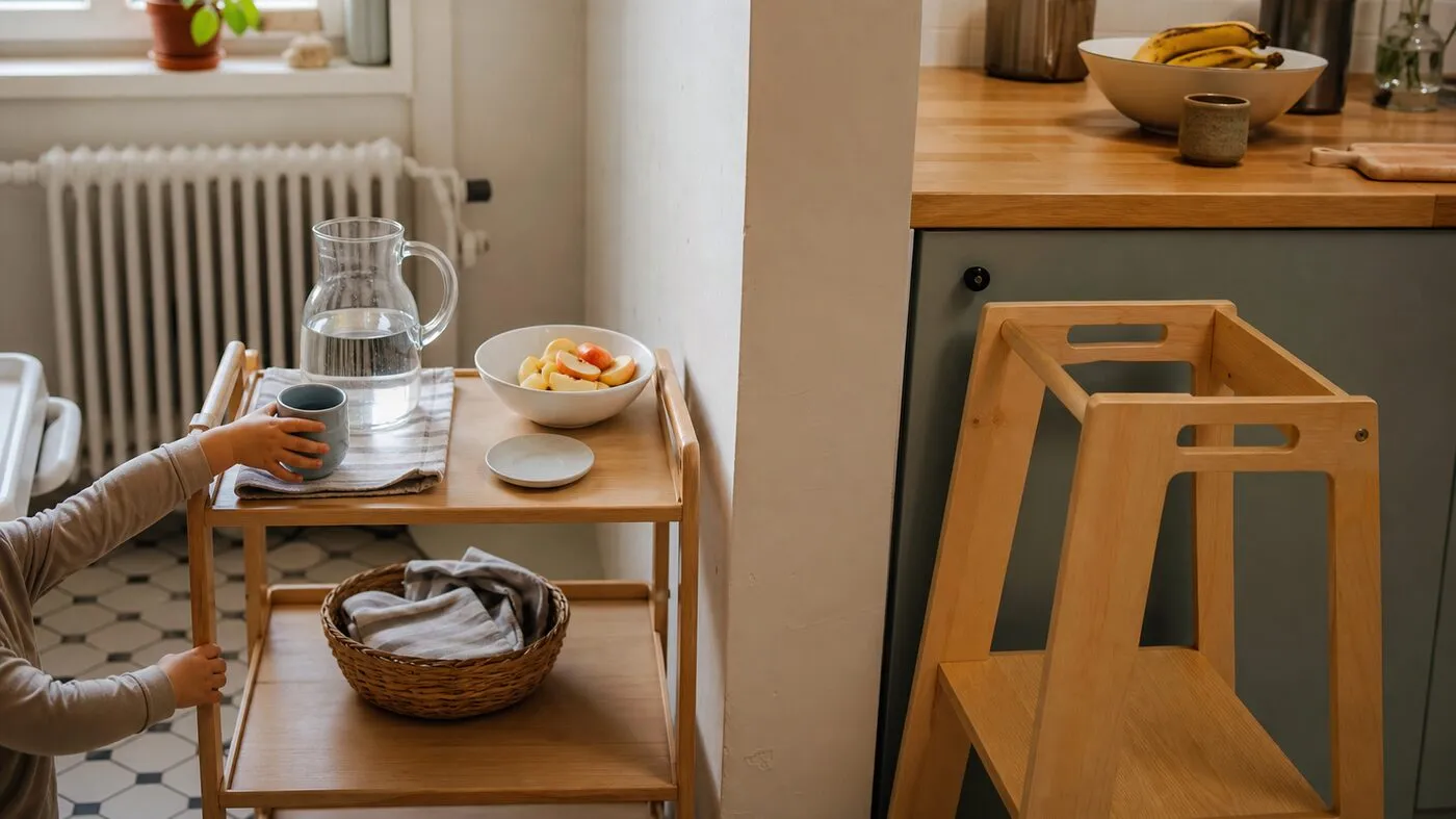 Montessori Snack Station for Toddlers: A Simple Setup That Builds Real Independence