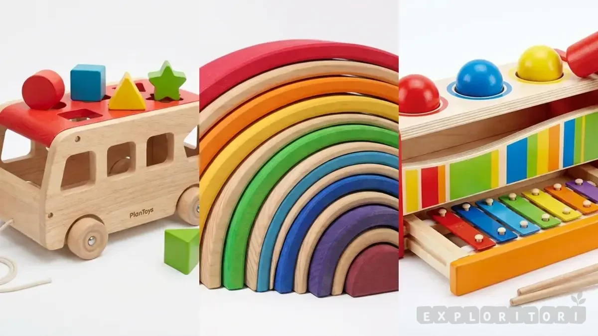 Budget-friendly Montessori gift ideas including rainbow stacker alternatives