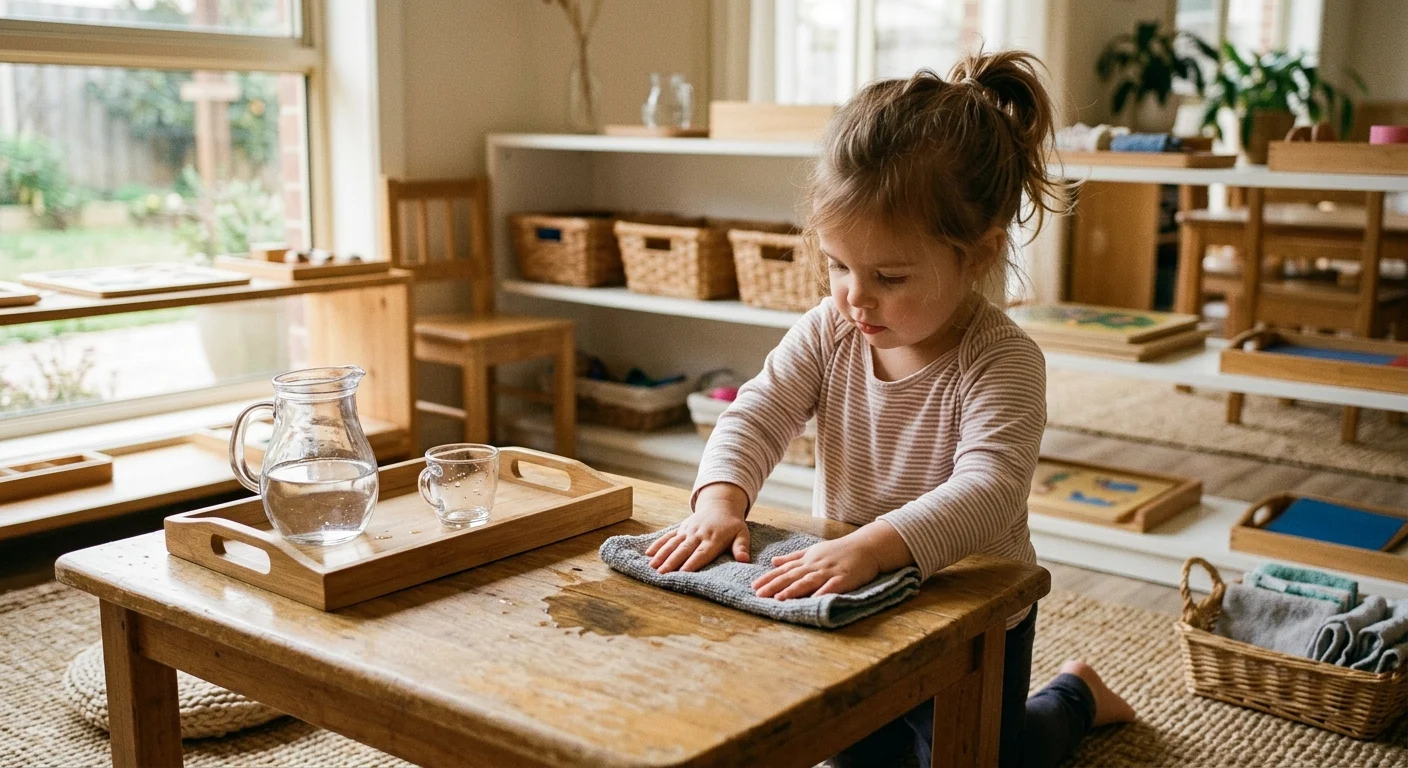 Montessori Practical Life Activities: 15 Real Toddler Jobs, Setup Tips, and Age Guide